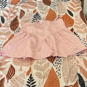 Sugar Thrillz Pink Flared Corset Skirt
